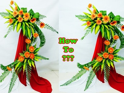 DIY Floral Arrangements for Church|Gerbera Flower 2 Layers |Eps 27