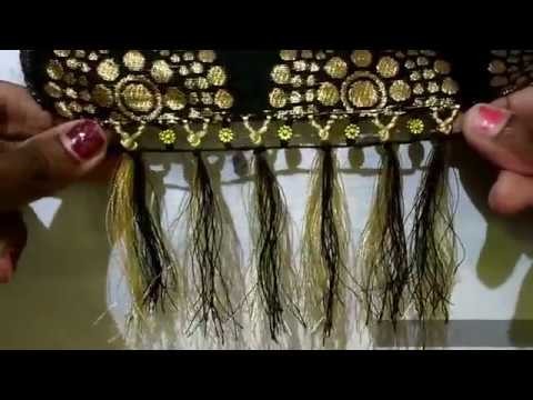 Double Knots Saree Kuchu with Flower Beads I New Saree Gonde Designs I Ladies Club