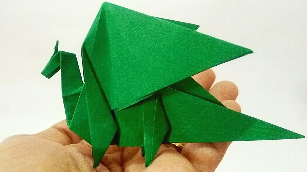 dragon origami step by step