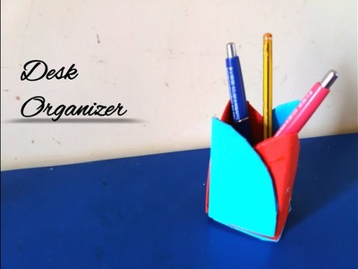 How Easy Way To Make Desk Organizer Diy Back To School How To