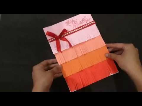 Handmade Birthday Card Idea For Bestfriend || Vaishali Verma