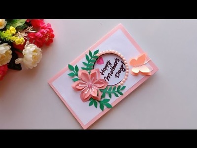 Handmade Mother's Day card. Mother's Day pop up card making