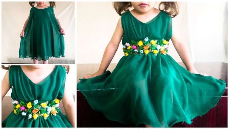 How sewing baby girl dress in minutes with ease
