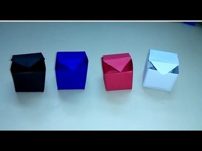 How to do easy paper Origami box??????