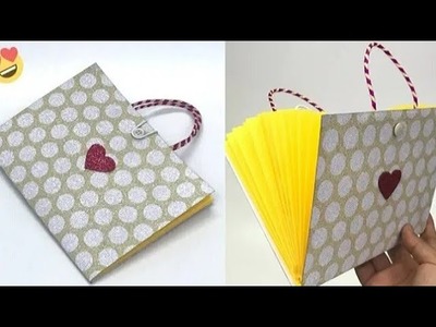 How to make a beautiful paper bag handmade || Fashion Arts