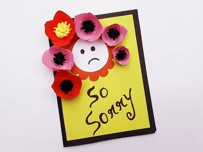 How to Make a Beautiful Sorry Card | Handmade SORRY CARD Idea