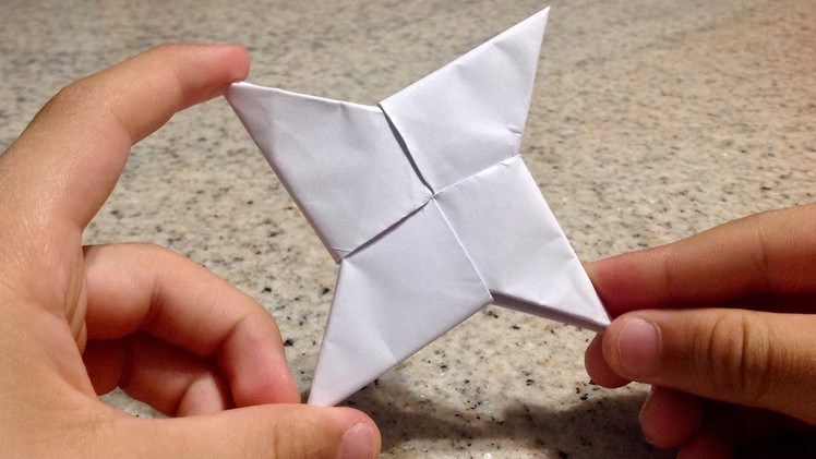 How To Make A Paper Ninja Star (Shuriken) *EASY Origami