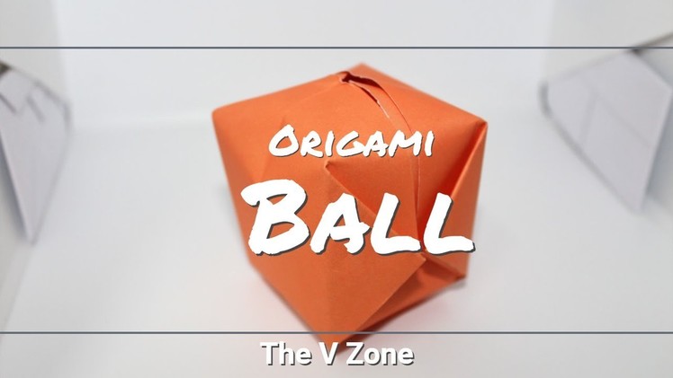 How to make an origami ball - Easy steps to make a paper ball | 4k video