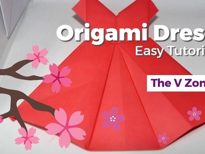 How To Make Origami Dress - Paper Dress - Easy Origami Wedding Dress