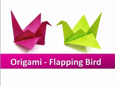 How to make origami paper Crane?