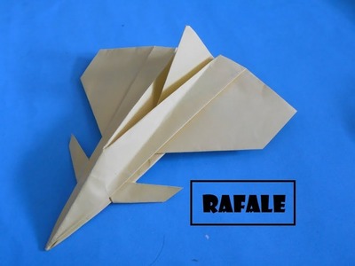 How To Make Paper Plane - Easy Paper Plane Origami Jet Fighter Is Cool | Rafale