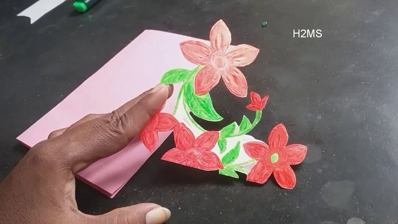 how to make simple greeting card at homehandmade greeting