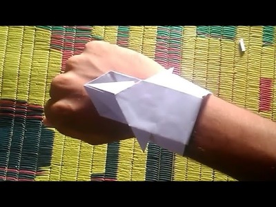 How to make stylish Origami Paper watch by Sai Prasad