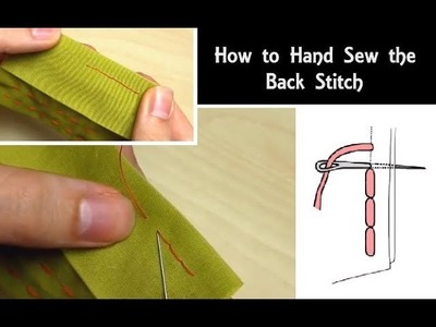 How to Sew: Backstitch by Hand | Sewing Basics for Beginners | Easy & Strong Stitch