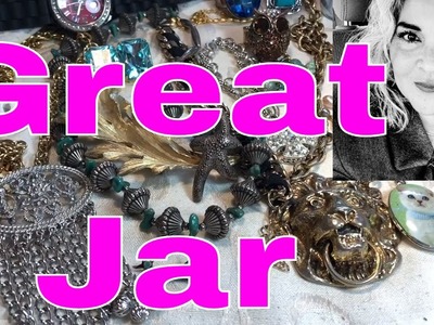 Jewelry Jar Unboxing Let's Open A Big Mystery GRAB BAG Jewels