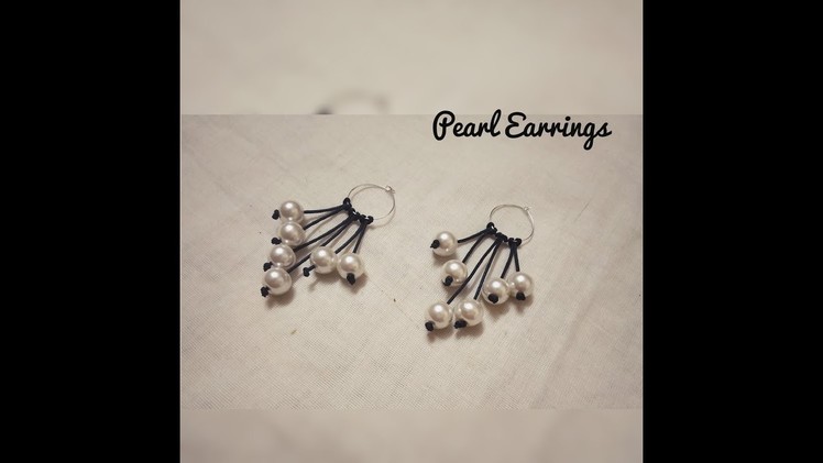 Making Pearl Earrings | Beads Jewellery | Beginners