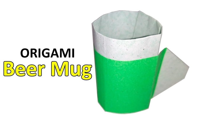 Origami Beer Mug - Easy Tutorial by Origami Arts