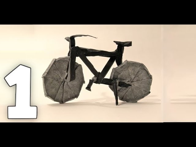 Origami Bicycle Tutorial [Jason Ku] Part 1# - Prereasing