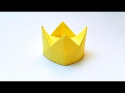 Origami Crown ????, Easy Origami Tutorial Seri