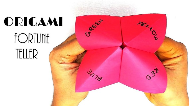 Origami - Fortune Teller || How to make a paper fortune teller easy || Paper chatterbox Making. 