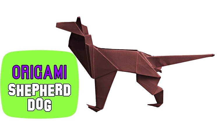 Origami German ???? Shepherd Dog ???? - Step by Step Tutorial - Origami Arts