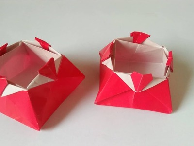 Origami Constructions Origami Heart Shaped Box By Robin