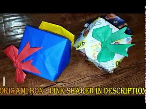 Origami - How to fold a paper Bow.Ribbon | Art & Cook Channel