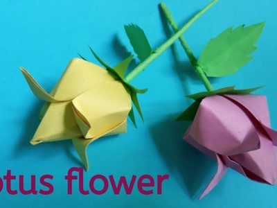 Origami Origamihow To Make Lotus Flower Using Paper