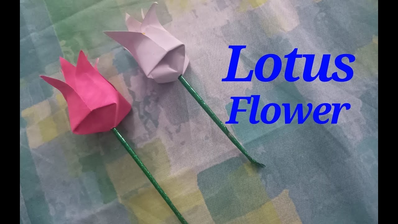 Flower Origami How To Make Paper Flowers Origami Lotus