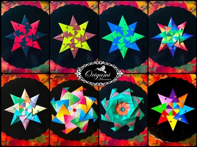 Origami Maniacs 353: Star Maribella (2 Variations)