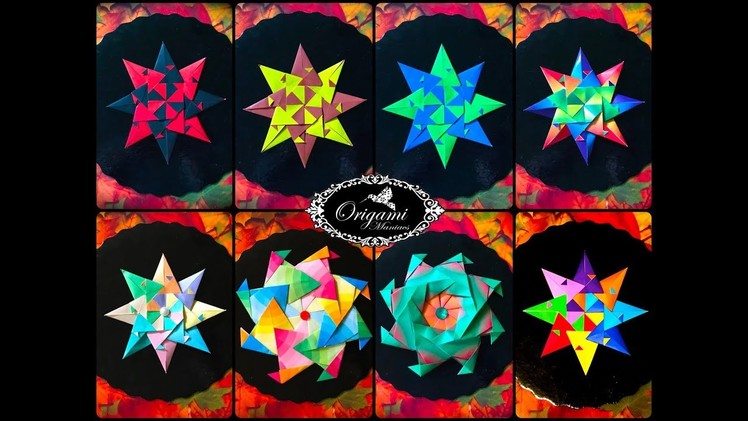 Origami Maniacs 353: Star Maribella (2 Variations)