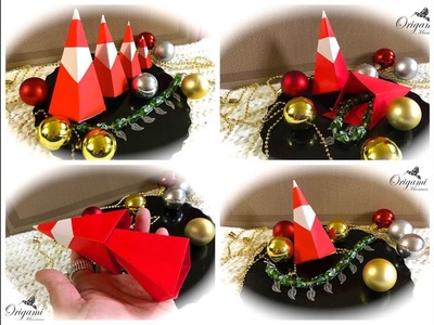 Origami Maniacs 356: Cute Santa Box