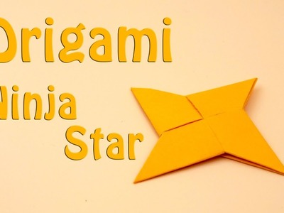 ????Origami Ninja Star???? - How to Make a Paper Ninja Star.Shuriken (3 Minutes)