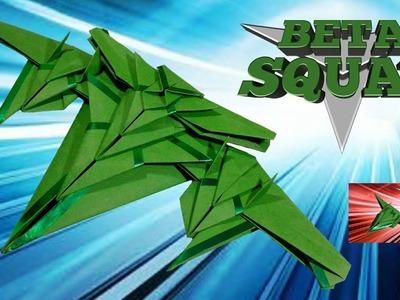 Origami Plane Papertoy - BETA SQUAD (Part 3) - deyeight collection 2018