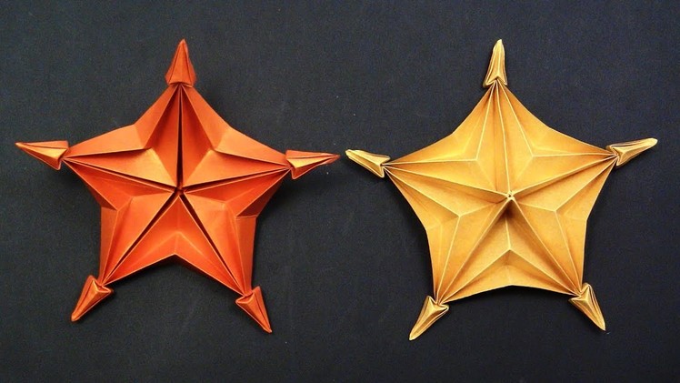 Origami STAR by Yakomoga  - Yakomoga EASY Origami tutorial