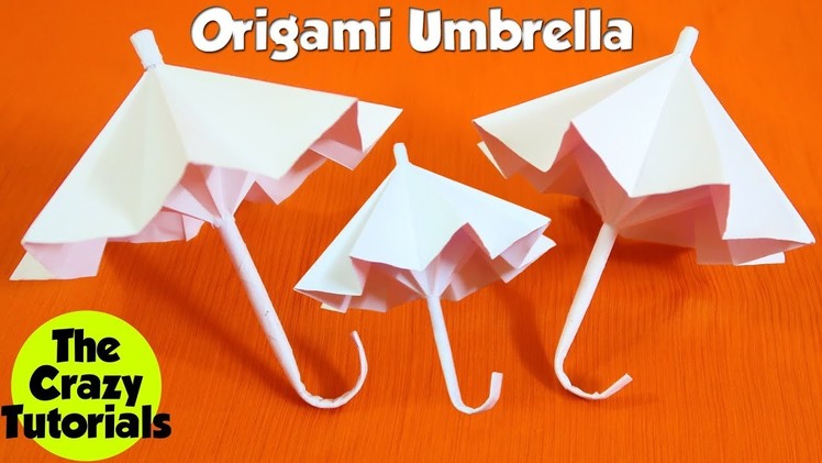 Origami Umbrella that Opens and Closes | Easy | Tutorial