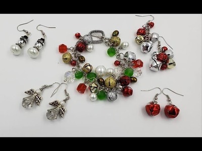 Quick , Cute and Easy Christmas Jewelry Tutorial