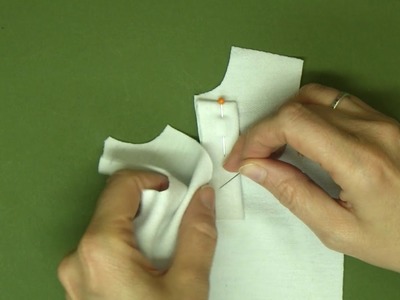 Rag Doll Outfit Making - Polo Shirt + frill part 2 - Sewing the Placket neck - Alice's Bear Shop