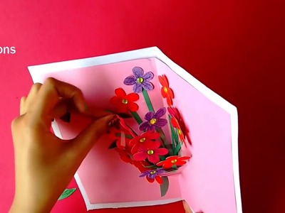 Simple & Easy Handmade Card | 3D Pop up Card | New Year Card