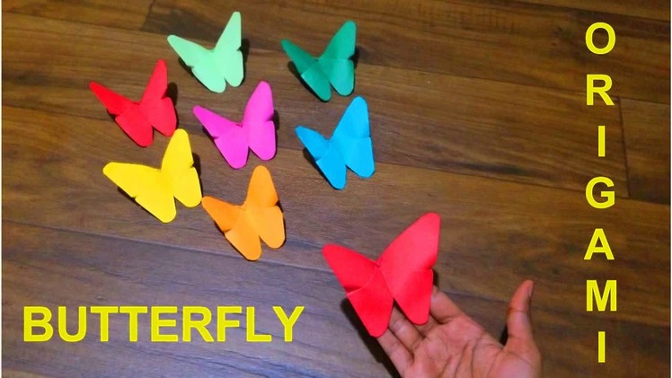 Step by Step Origami Butterfly | Easy Butterfly with Origami