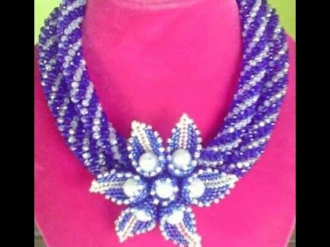 Steps of making this beaded jewelry