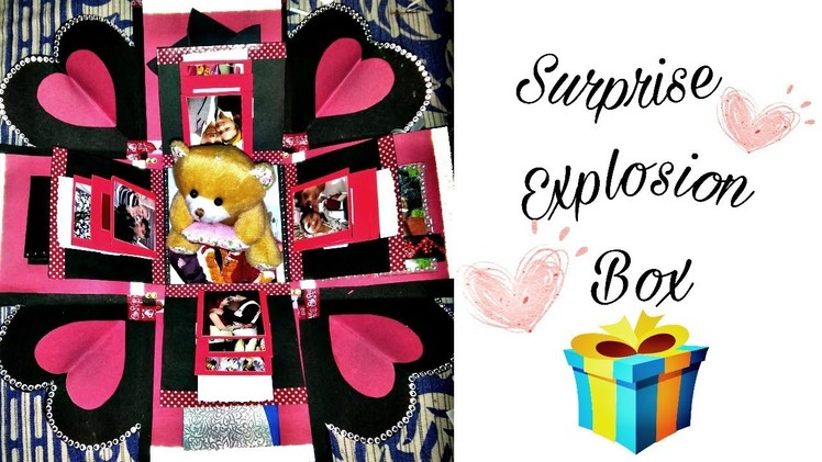 Surprise explosion box||popup box|| handmade popup box for your loved ones