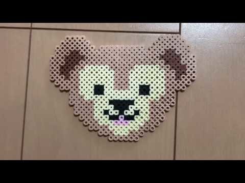 アイロンビーズ ダッフィー Duffy With Iron Beads