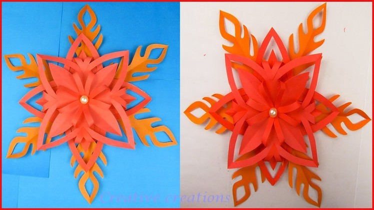 Very Easy Origami Flower Making for Home Decoration