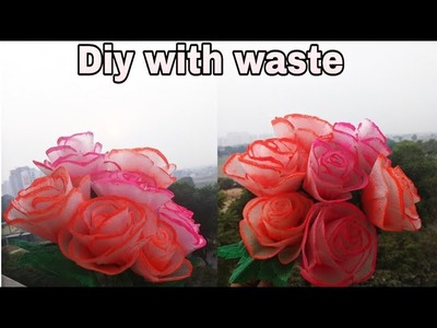 Best out of waste ideas. Reuse packing foam sheet. Diy foam sheet flower