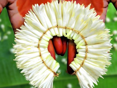 Bridal flower making | flower veni | flower garland | jadai billai | #diy | #154