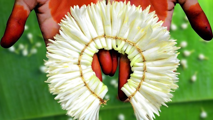 Bridal flower making | flower veni | flower garland | jadai billai | #diy | #154