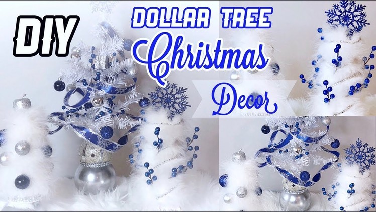 DIY Arbolitos de Mesa Navideño |Dollar Tree Decor Christmas 2018|Nady