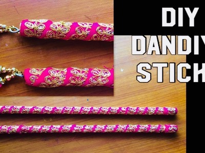 DIY dandiya stick.how to decorate old dandiya sticks craft.garba special craft ideas.Dussehra DIY