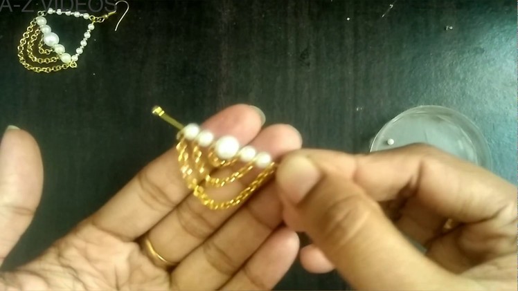 DIY || Jewellery making tutorial || Earring making at home